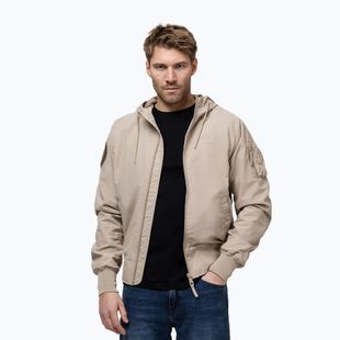 Férfi kabát Pitbull Hooper Hooded sand