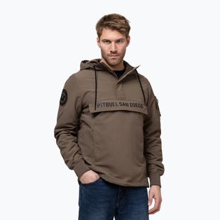 Férfi kabát Pitbull Meandro Kangaroo dark brown