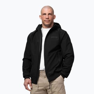 Férfi kabát Pitbull Roscoe Softshell black