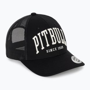 Férfi ellenzős sapka Pitbull Mesh "Pitbull Norton" Trucker Low Profile black/black