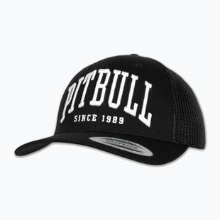 Férfi ellenzős sapka Pitbull Mesh "Pitbull Norton" Trucker Low Profile black/black