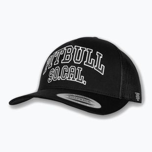 Czapka z daszkiem męska Pitbull SO.CAL. Retro Trucker black/black/white