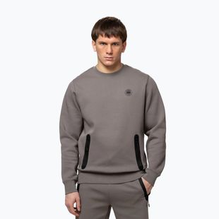 Férfi pulóver Pitbull Dogwood Crewneck Sweatshirt taupe
