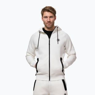 Férfi pulóver Pitbull Dogwood Hooded Zip Sweatshirt off white