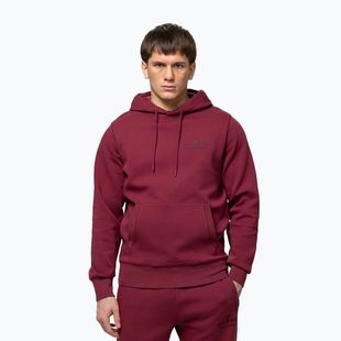 Férfi pulóver Pitbull Sampson Hooded Sweatshirt burgundy
