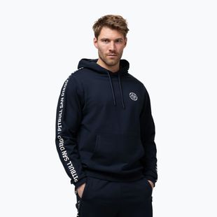 Férfi pulóver Pitbull Tape Parker Hooded dark navy
