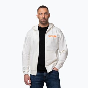Férfi pulóver Pitbull Blacky Sweatshirt Zip Hooded off white