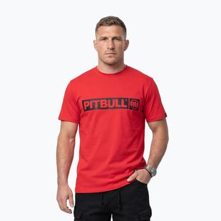 Férfi póló Pitbull Hilltop fluo/red