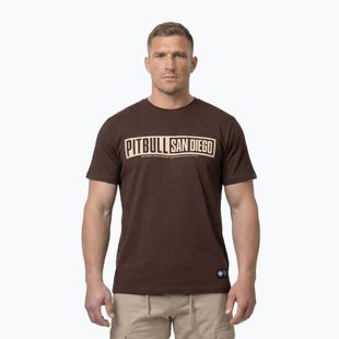 Pitbull Eighty Nine Dog férfi póló dark chocolate