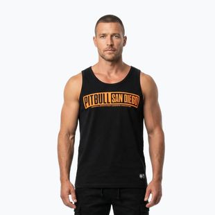 Férfi póló Pitbull Eighty Nine Dog Tank Top black