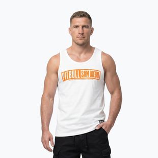 Férfi póló Pitbull Eighty Nine Dog Tank Top white