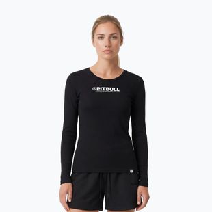 Női hosszú ujjú póló Pitbull R Slim Fit black
