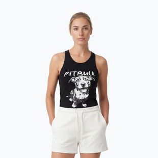 Női póló Pitbull Puppy 2 Tank Top black