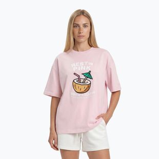 Női póló Pitbull Rest In Pink Oversize strawberry cream