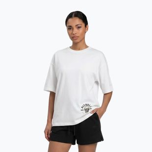 Női pulóver Pitbull Skull Oversize white