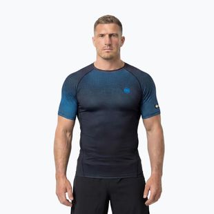 Férfi rashguard Pitbull Belt Rashguard blue