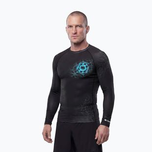 Férfi hosszú ujjú rashguard Pitbull Ray Rashguard sky blue