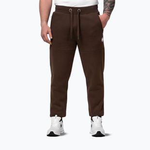 Férfi nadrág Pitbull Small Logo HD Track coyote brown
