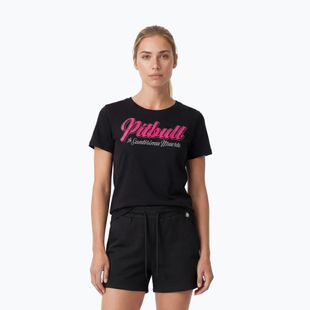 Női póló Pitbull Santa Muerte black/pink