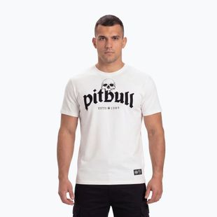 Férfi póló Pitbull Tres Perros Viejos off white