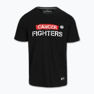 Férfi póló Pitbull Cancer Fighters black