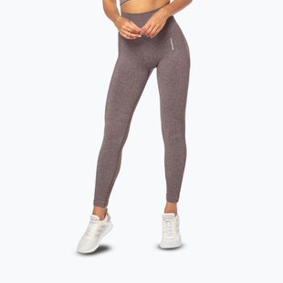Női edző leggings Carpatree Allure Seamless barna melange (borsos kukorica)