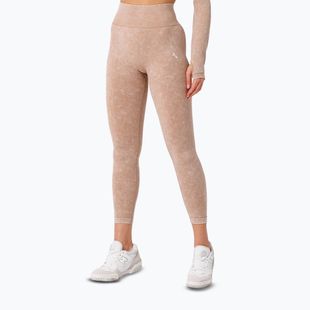 Női edző leggings Carpatree Yasmine Seamless bézs kő mosás