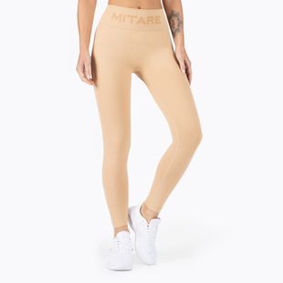 Női varrás nélküli leggings MITARE Push Up Sunny bézs K113