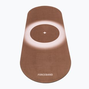 Jógaszőnyeg FORCEBAND Mocha microfiber + eco rubber 5 mm mocha