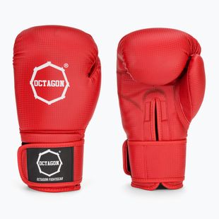 Octagon Kevlar piros bokszkesztyű