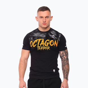 Férfi póló Octagon Second Face black/multicolor
