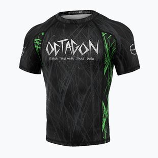 Férfi Octagon Premium Spiderskull fekete/többszínű Rashguard