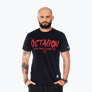 Férfi póló Octagon Make Terror Have Fun 2 black/multicolor