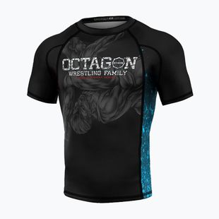 Férfi Octagon Premium Wrestling Family fekete/többszínű Rashguard