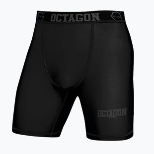 Octagon Fight Wear férfi kompressziós rövidnadrág fekete