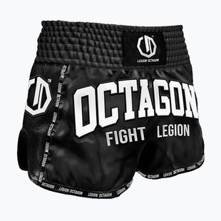 Edzőshort Octagon Kickboxing/Muay Thai Legion Fight Legion Premium black/white