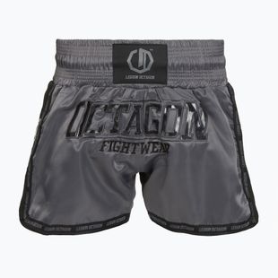 Edzőshort Octagon Kickboxing/Muay Thai Legion Future Premium black/grey