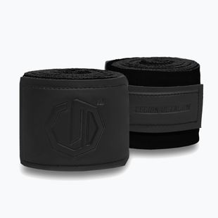 Boxkesztyű kötések Octagon Legion Supreme 400 cm black/black
