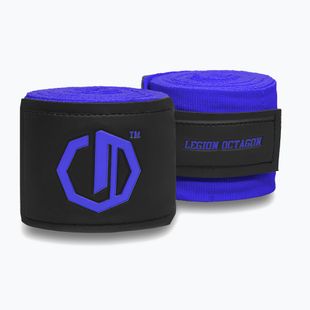 Boxkesztyű kötések Octagon Legion Supreme 400 cm dark blue