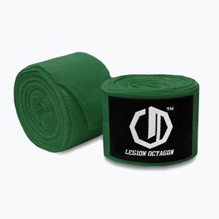 Boxkesztyű kötések Octagon Legion Standard 400 cm dark green