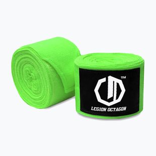 Boxkesztyű kötések Octagon Legion Standard 300 cm light green