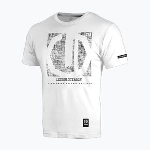 Férfi póló Octagon Legion Square white