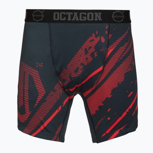 Férfi edző rövidnadrág Octagon Legion Escape black/red