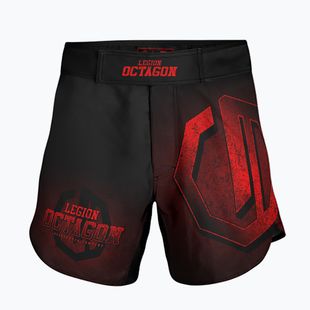 Férfi edző rövidnadrág Octagon Legion Conquest black/red