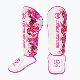 Sípcsontvédők Octagon Legion Flower white/pink