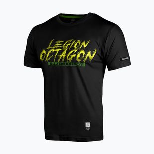 Férfi póló Octagon Legion Brainrot Braziliano Crocodano black/multicolor
