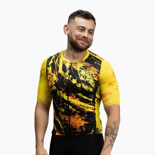 Férfi kerékpáros mez Quest Tiger Dust