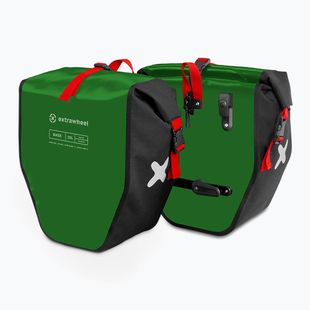 Csomagtartók Extrawheel Biker 2 x 25 l green/black
