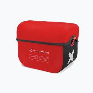 Extrawheel Handy 5L kormánytáska fekete/piros E0157