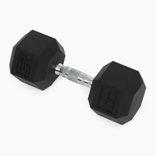 XTREXO Hex gumírozott súlyzó 15 kg HXD150